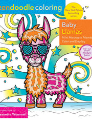 Baby Llamas: Mini Mountain Friends to Color and Display (Zendoodle Coloring) (Paperback)