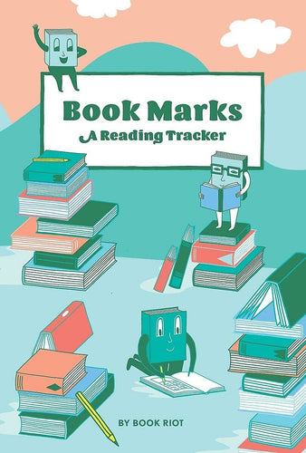 Book Marks: A Reading Tracker (Paperback) Adult Non-Fiction Happier Every Chapter   