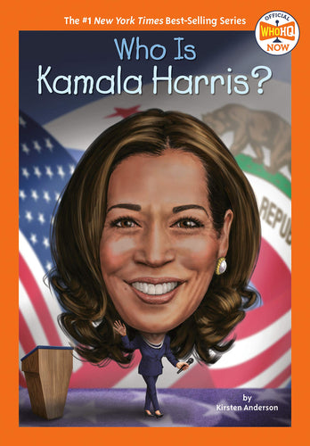 Who Is Kamala Harris? (WhoHQ) (Library Binding) Children's Books Happier Every Chapter   