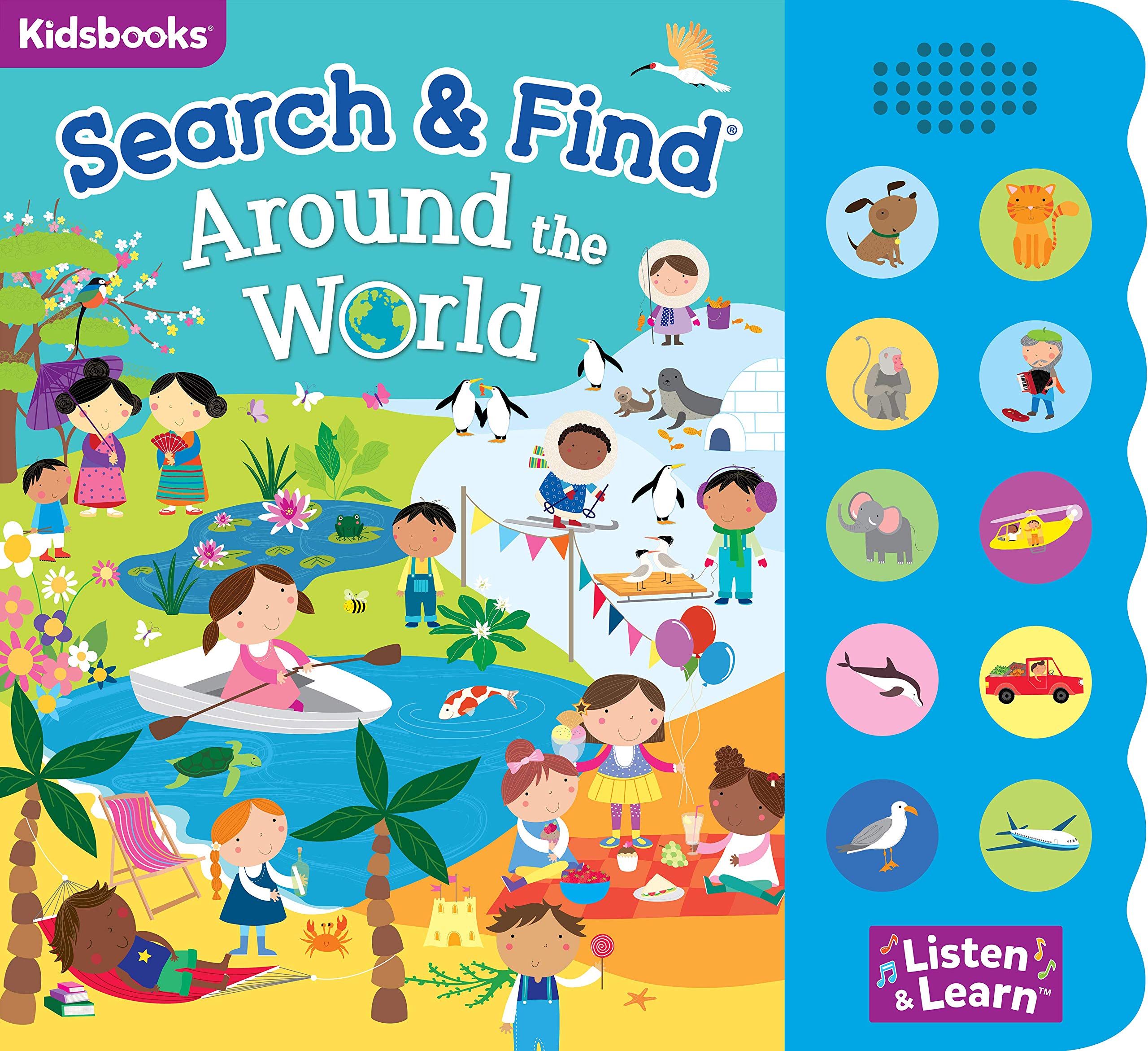 Around the World Search and Find (Listen and Learn) (Board Books)