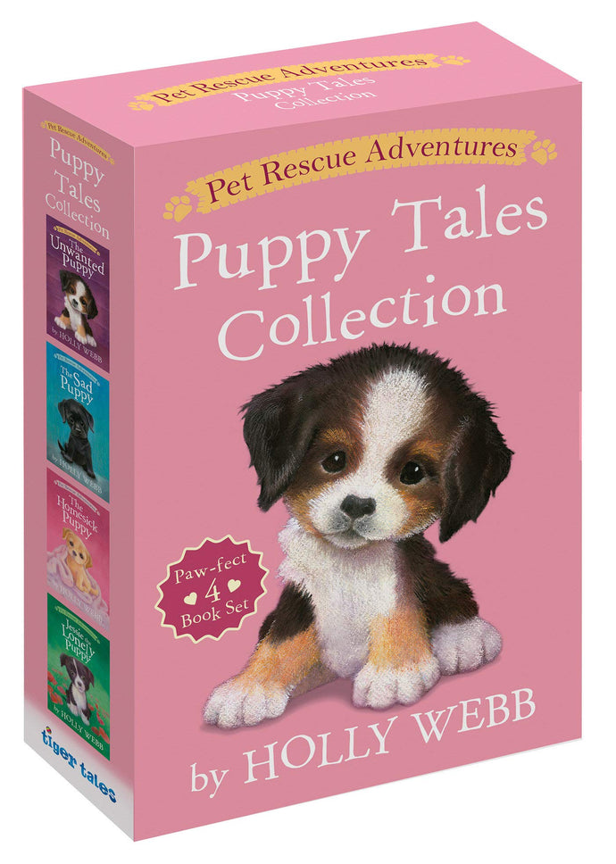 Puppy Tales Collection (Pet Rescue Adventures: Jessie the Lonely Puppy/The Homesick Puppy/The Sad Puppy/The Unwanted Puppy) (Paperback) Children's Books Happier Every Chapter   