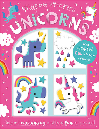 Unicorns (Window Stickies) Children's Books Happier Every Chapter   