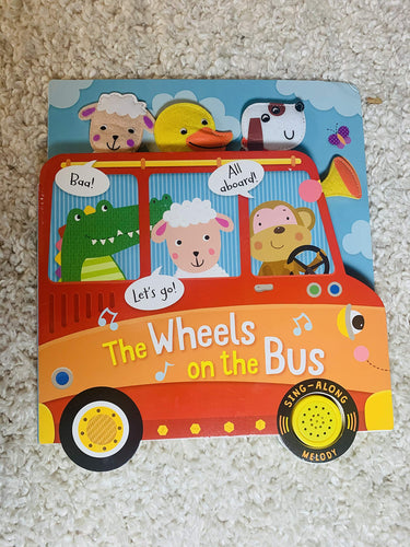 Wheels On The Bus (Sing-Along Melody) (Board Books) Children's Books Happier Every Chapter   