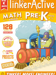 Math Workbook: Pre-K Ages 4-5 (TinkerActive Workbooks, Bk. 10) (Softcover)