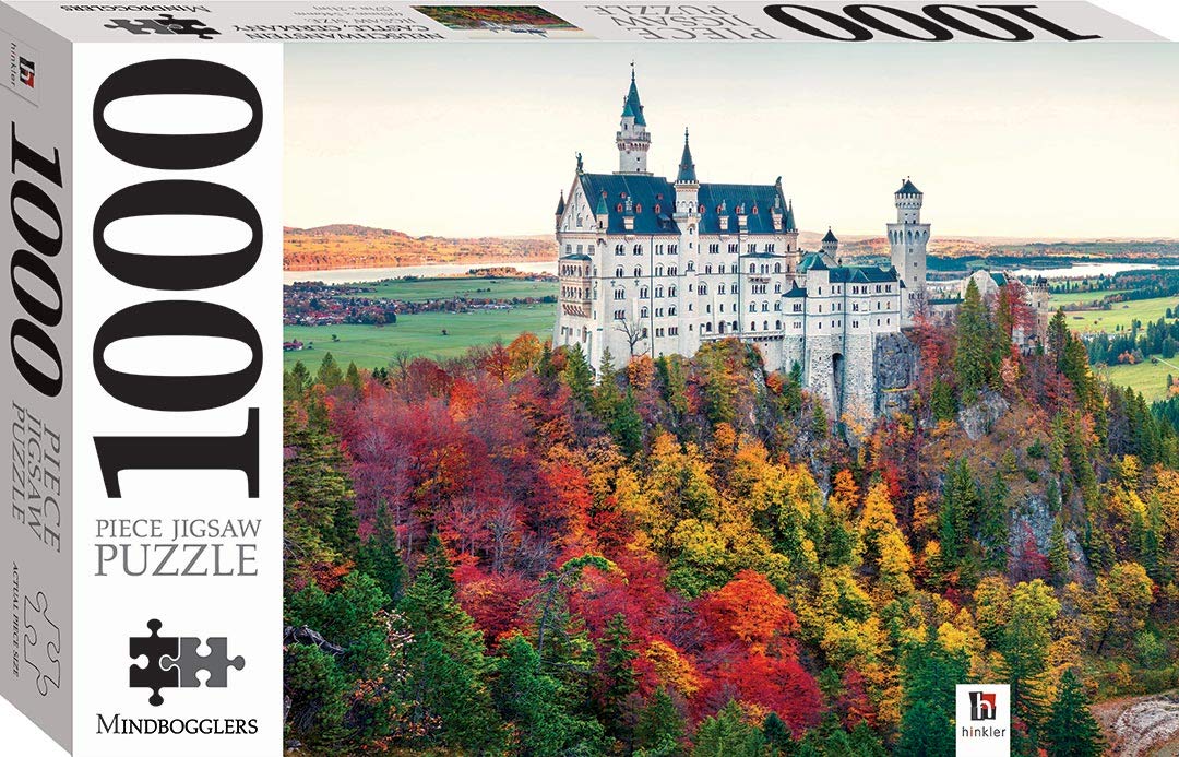 Neuschwanstein Castle in Autumn, Germany 1000 Piece Jigsaw Puzzle (Mindbogglers) (Puzzles)