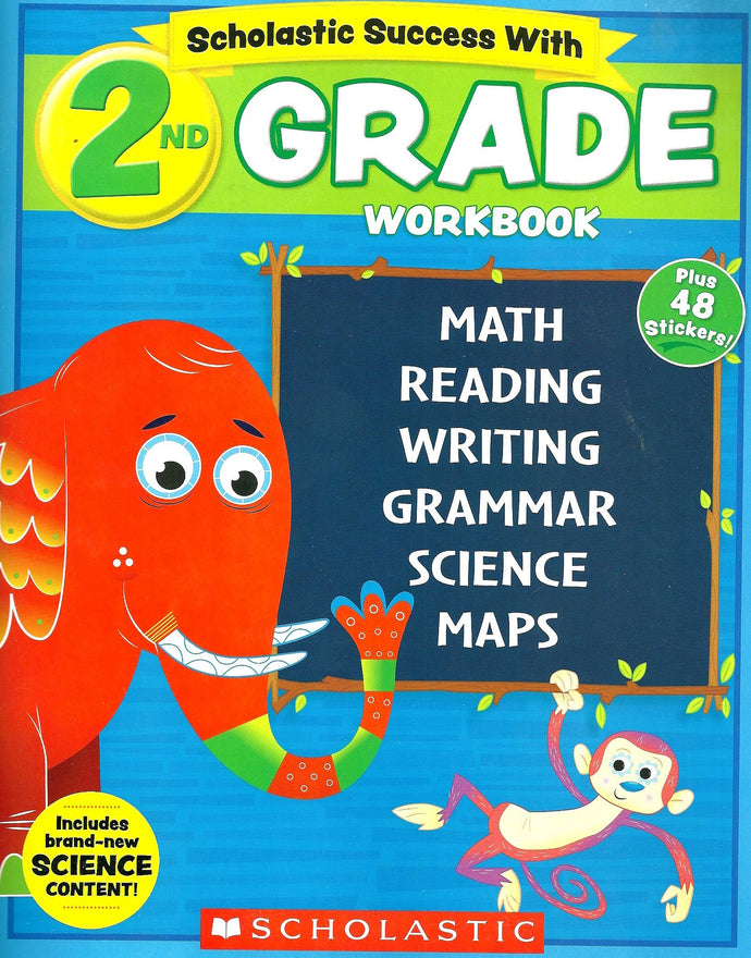 Scholastic Success with 2nd Grade Workbook (Paperback) Children's Books Happier Every Chapter   