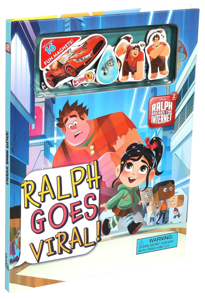 Ralph Goes Viral! Magnetic Playset (Ralph Breaks the Internet) (Hardcover) Children's Books Happier Every Chapter   