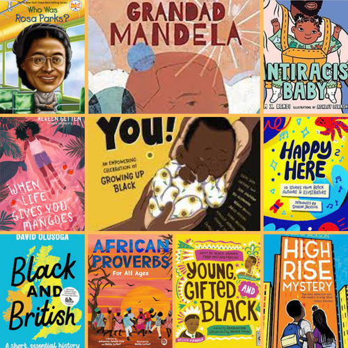 Own Voice Black History Month Book Bundle (EYFS - KS2) Children's Books Happier Every Chapter 10 EYFS (0-3yrs) 