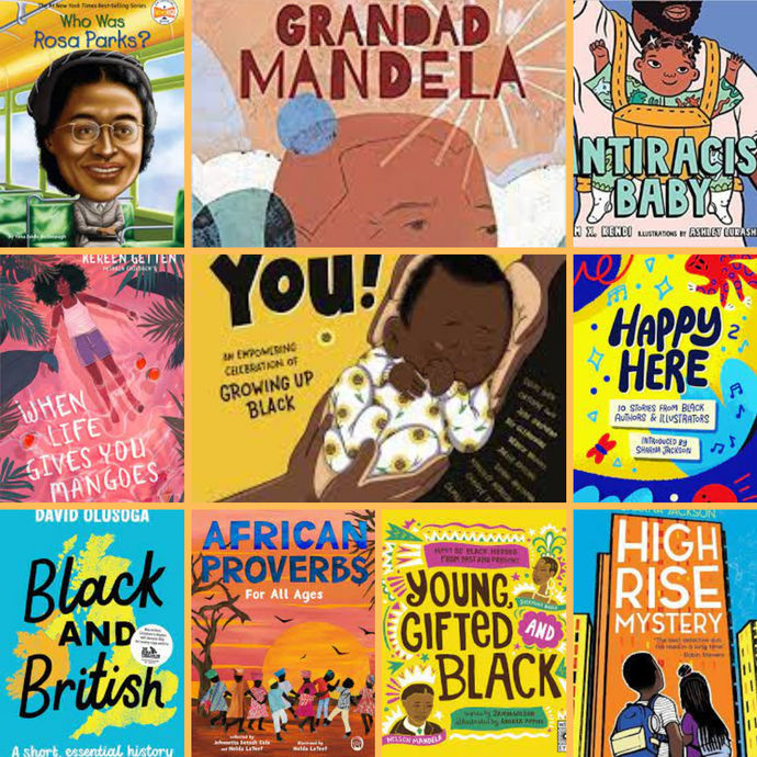 Own Voice Black History Month Book Bundle (EYFS - KS2) Children's Book Bundle Happier Every Chapter 10 EYFS (0-3yrs) 