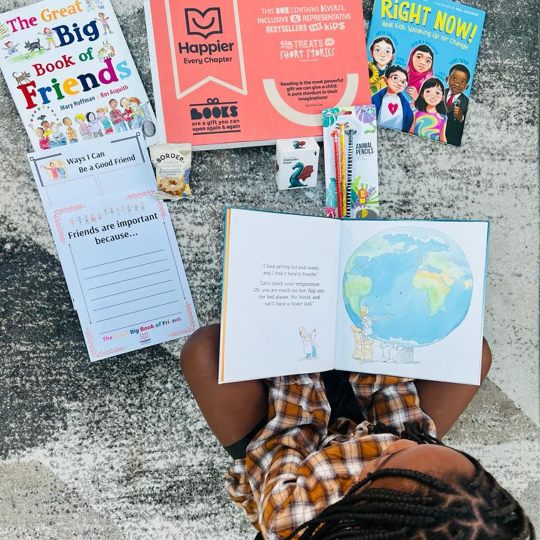 Winning Tots Book Box Gift for Kids 0 - 3 years old | Christmas Gifts | Birthday Gifts | Hug in a Box for Children | Bookworm Gifts