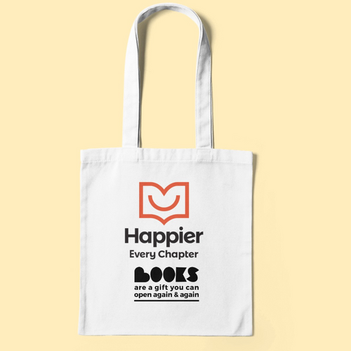 Happier Every Chapter Tote Bag Tote Bag Happier Every Chapter   